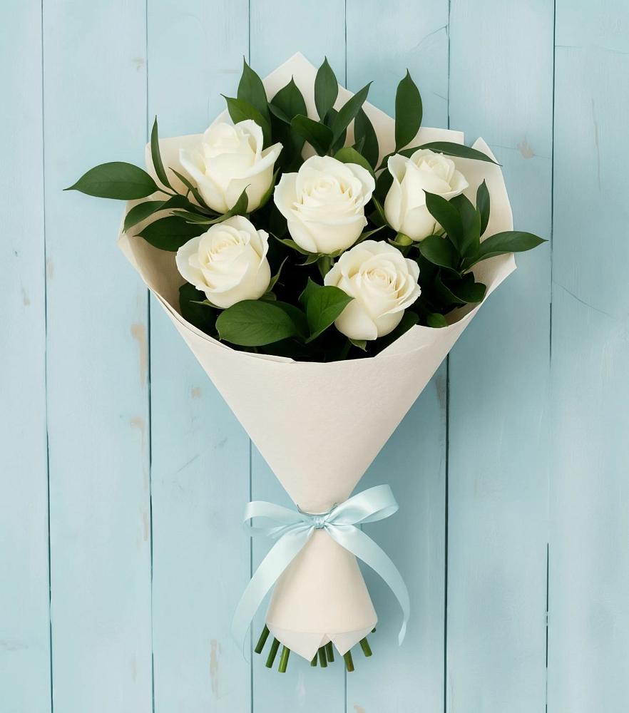 Букет цветов из: Розы в Петрово-Дальнее