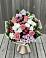 Букет цветов из: Альстромерии, Гвоздики, Розы и Хризантемы в Петрово-Дальнее