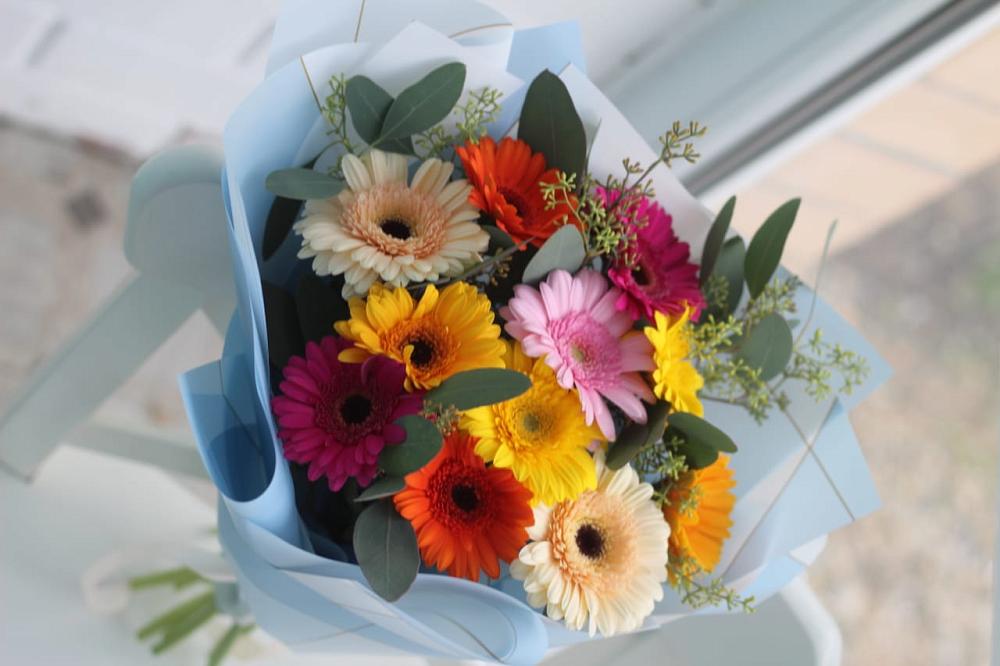 Букет цветов из: Герберы в Петрово-Дальнее