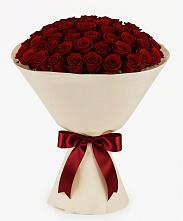 Букет 101 Бордовая роза Блэк Бакарра в Петрово-Дальнее
