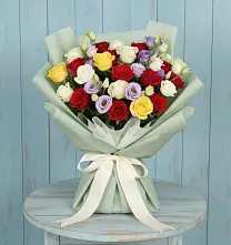 Букет цветов из:  Розы в Петрово-Дальнее