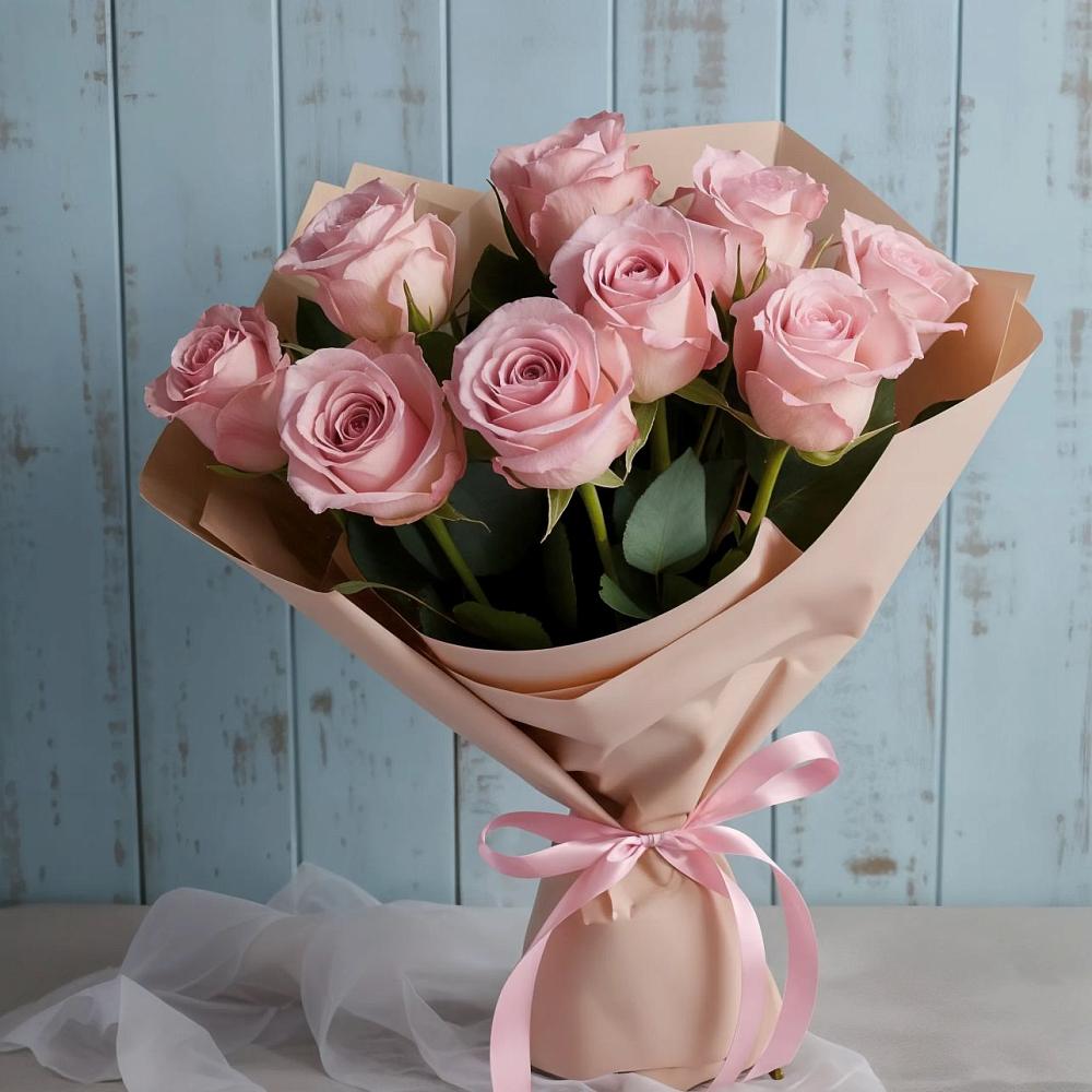 Букет цветов из: Розы в Петрово-Дальнее