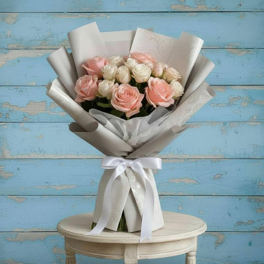 Букет цветов из: Розы в Петрово-Дальнее