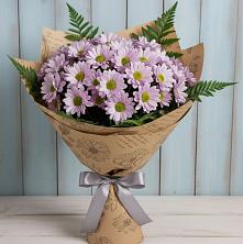 Букет цветов из:  Хризантемы в Петрово-Дальнее