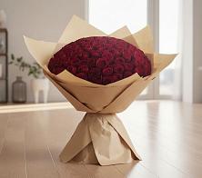 Букет 101 Красная роза в Петрово-Дальнее