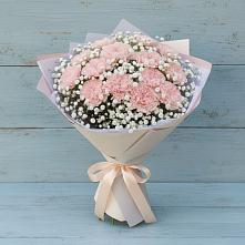 Букет цветов из:  Гвоздики в Петрово-Дальнее