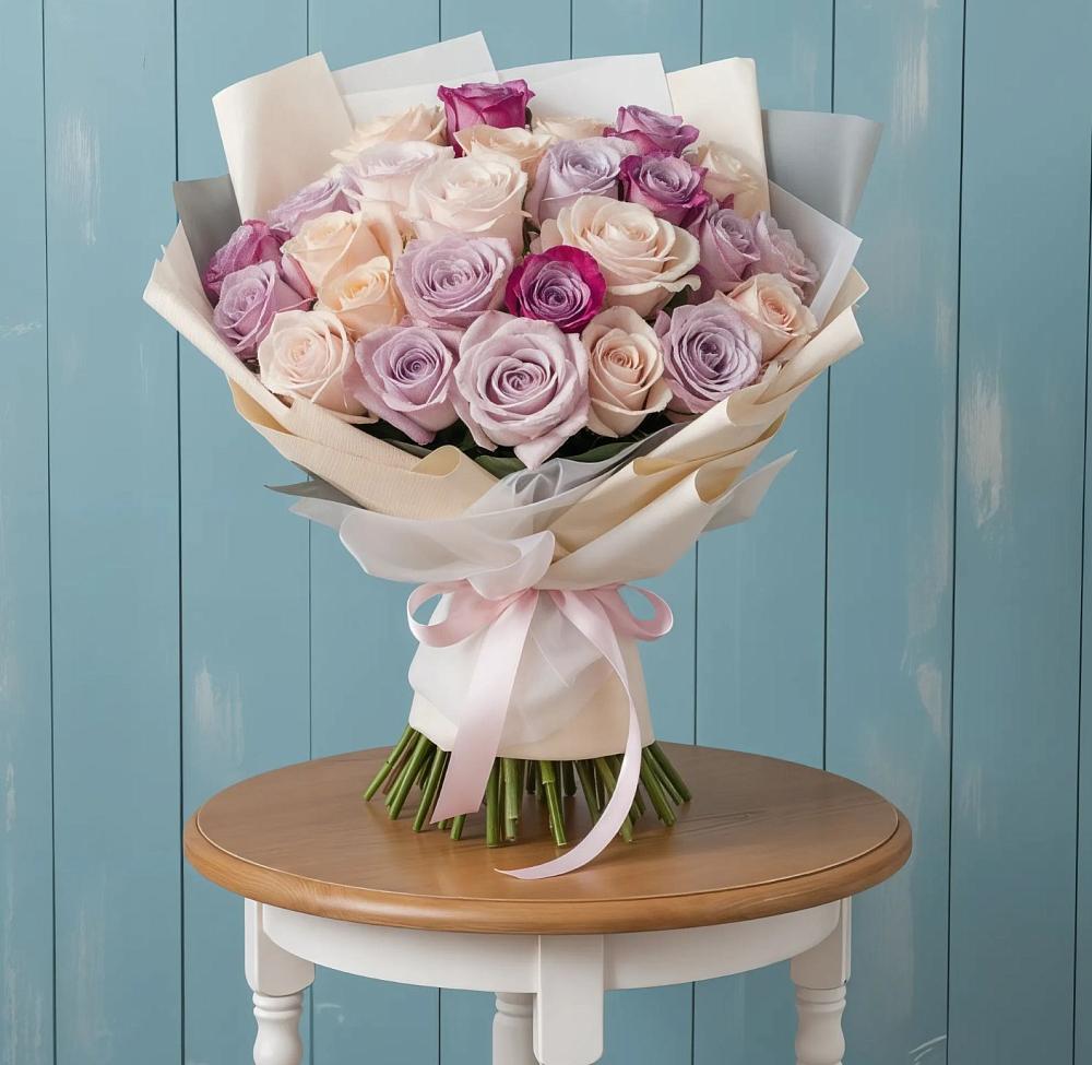 Букет цветов из: Розы в Петрово-Дальнее