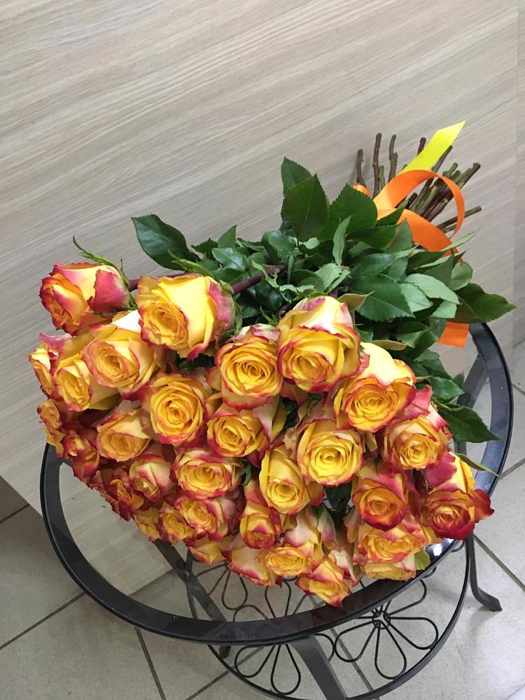 Букет Желтые розы в Петрово-Дальнее