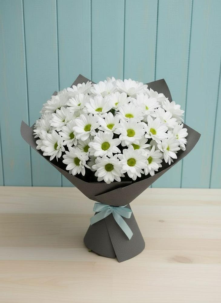 Букет цветов из: Хризантемы в Петрово-Дальнее