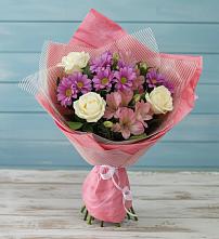 Букет цветов из:  Герберы #REPLACE_PRED# Петрово-Дальнее
