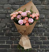 Букет цветов из:  Розы #REPLACE_PRED# Петрово-Дальнее