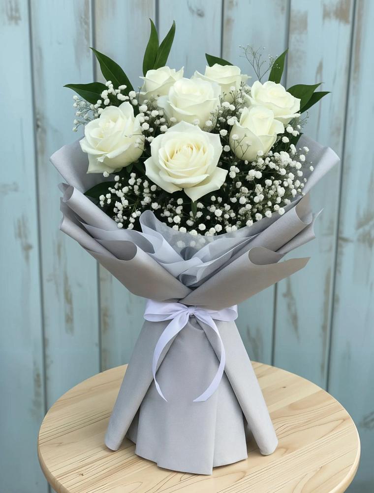 Букет цветов из: Розы в Петрово-Дальнее