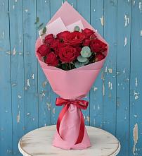 Букет цветов из:  Розы в Петрово-Дальнее