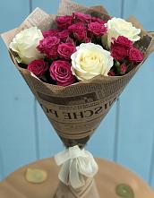 Букет цветов из:  Розы #REPLACE_PRED# Петрово-Дальнее